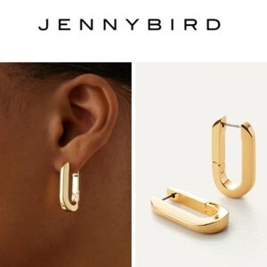 Jenny Bird Gold Hoop Earrings